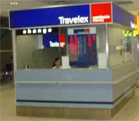 Travelex Exchange office at Prague Airport